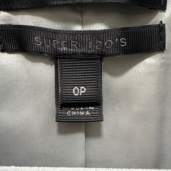 J.Crew Super 120s Wool Gray Blazer | Size 0P | Tailored Work Jacket - Picture 4 of 5